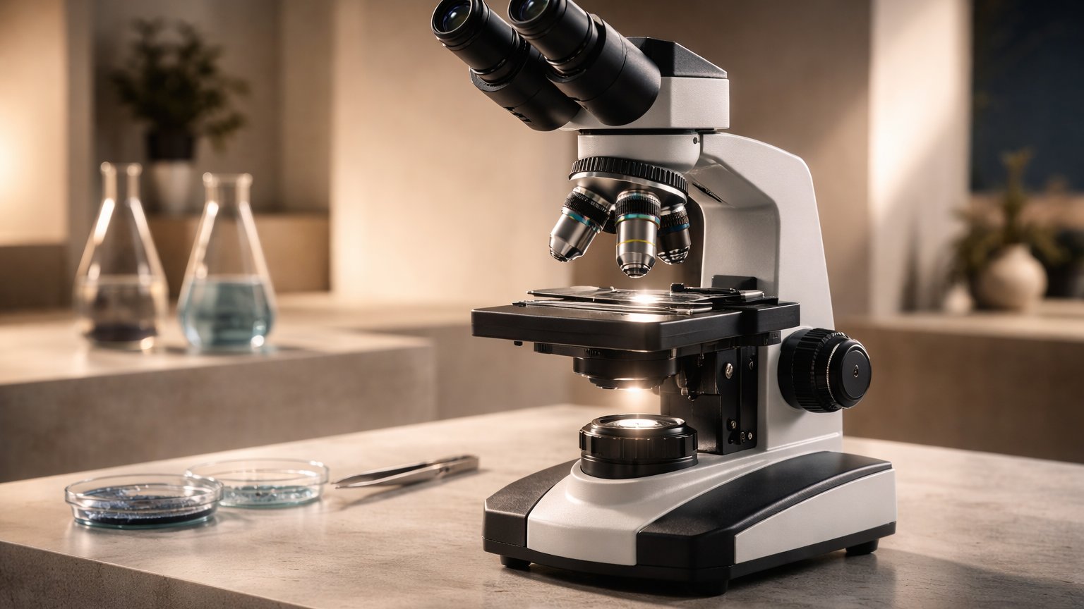 Microscope for lab and educational use