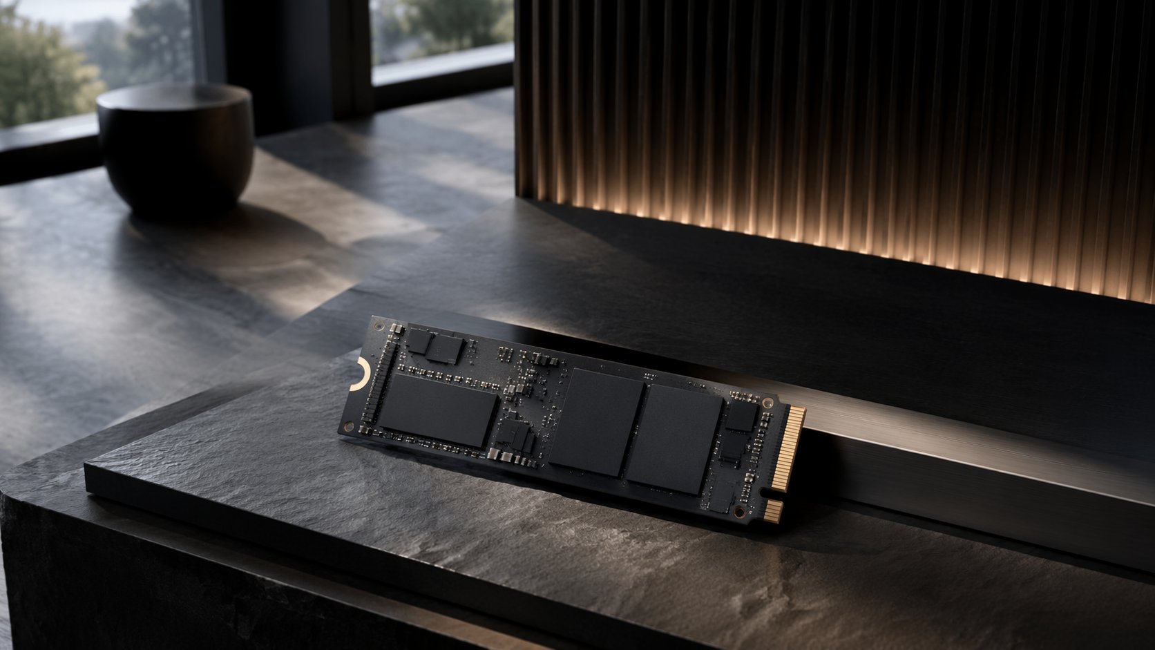 NVMe SSD representing ultra-fast storage performance