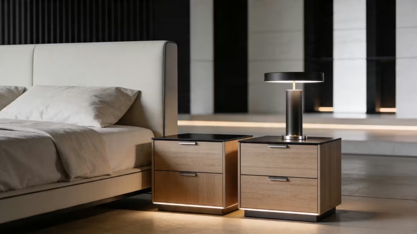 Nightstands for bedside storage and convenience