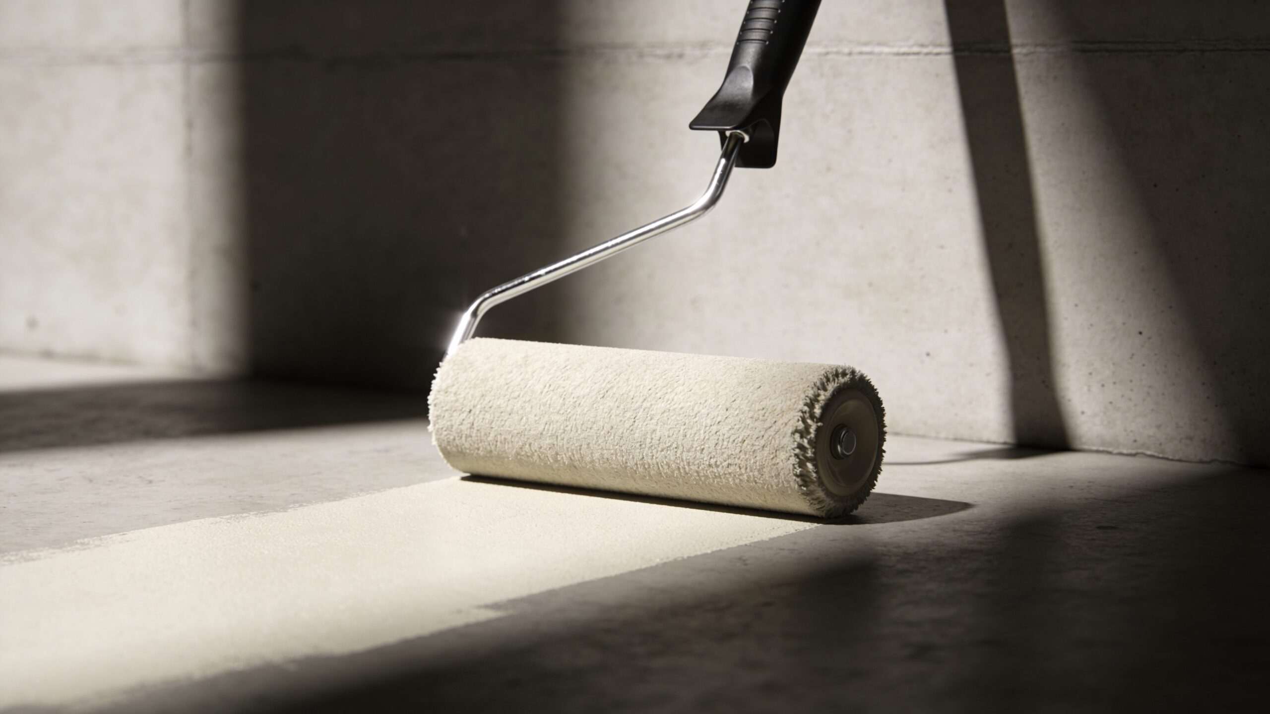 Paint roller for smooth wall finishes