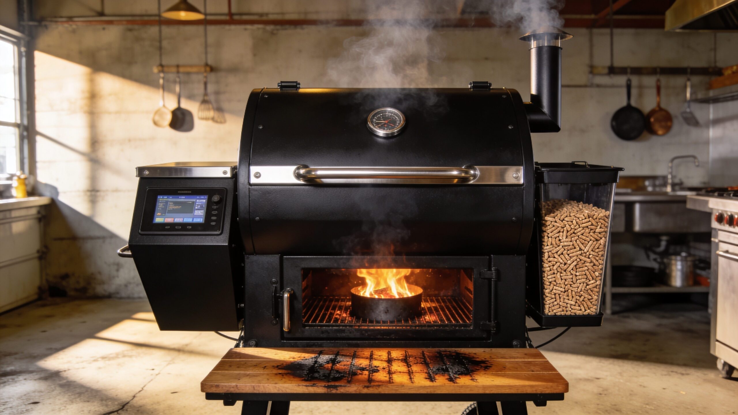 Pellet grill representing pellet grill reviews