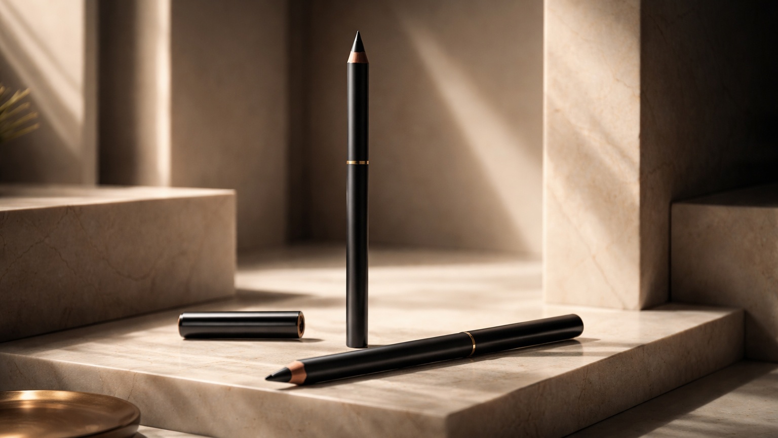 Pencil eyeliner for soft and smoky looks