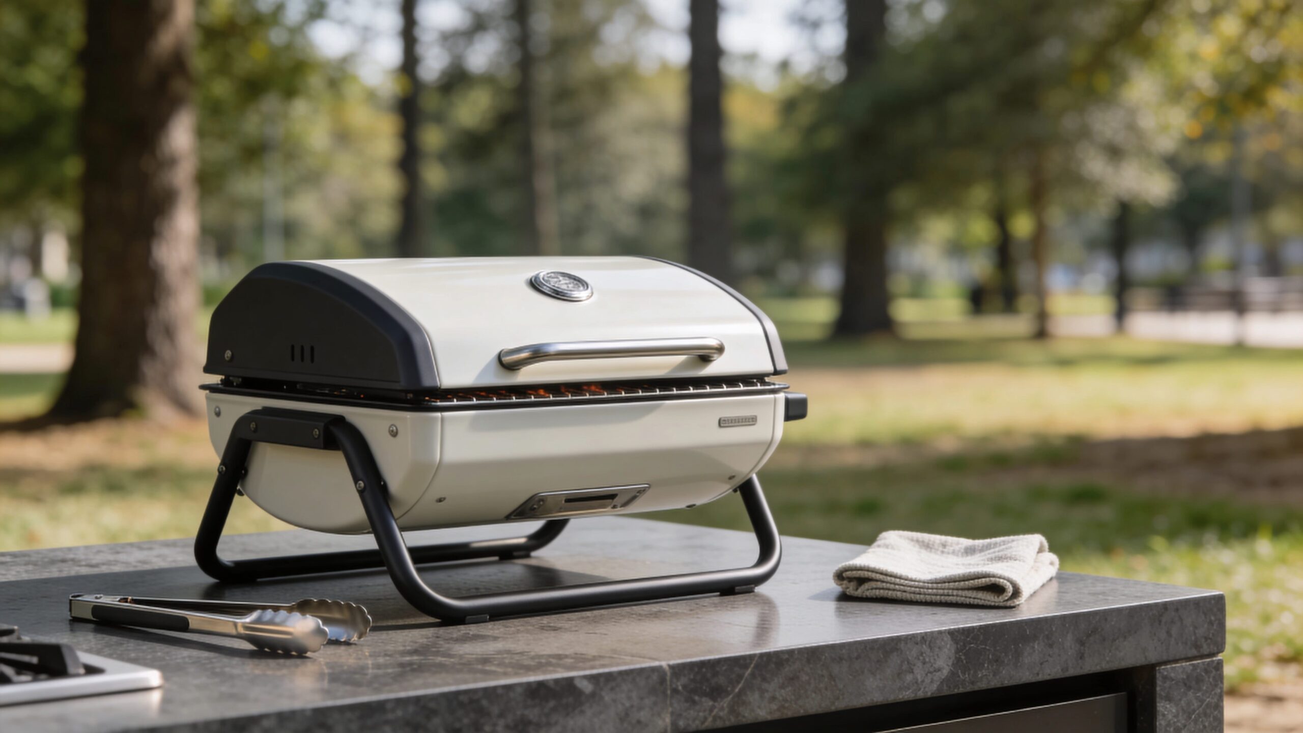 Portable grill for camping patios and tailgating