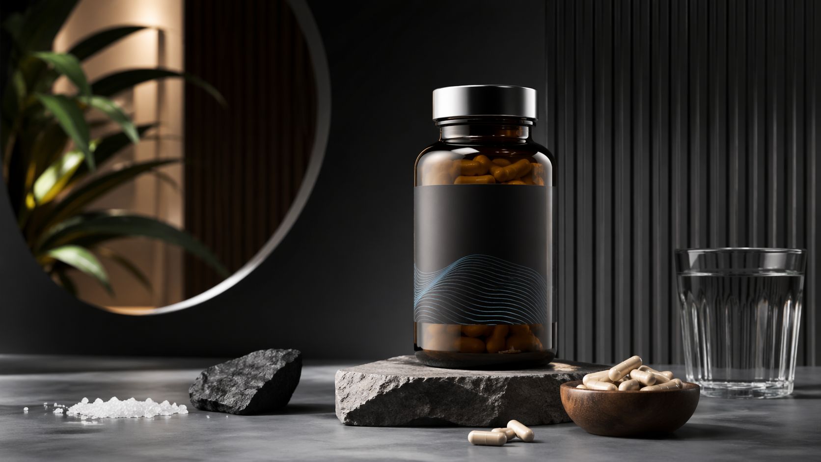 Prebiotic supplements representing fiber that feeds gut bacteria