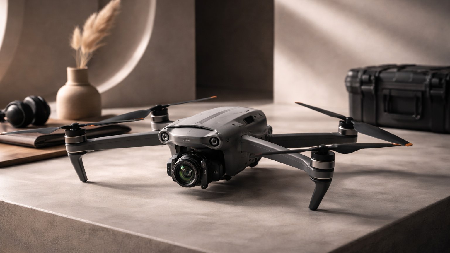 Professional camera drone for cinematic and commercial use