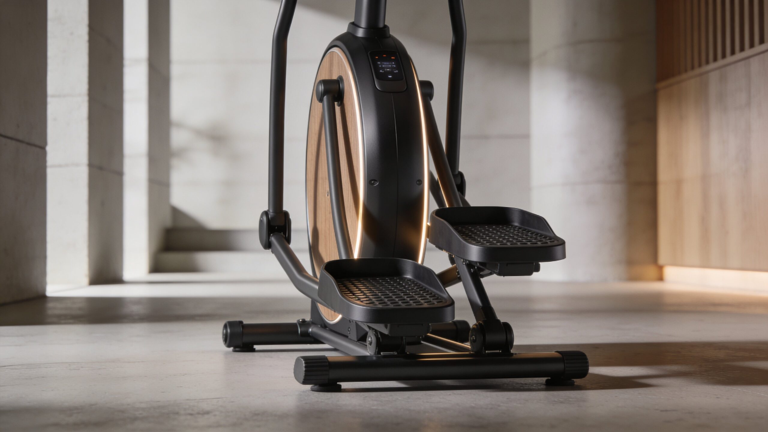 Rear drive elliptical representing smooth stride cardio workouts