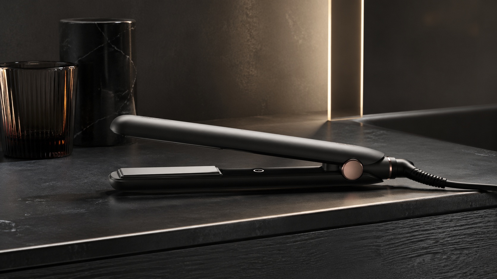 Professional flat iron for sleek straight hair