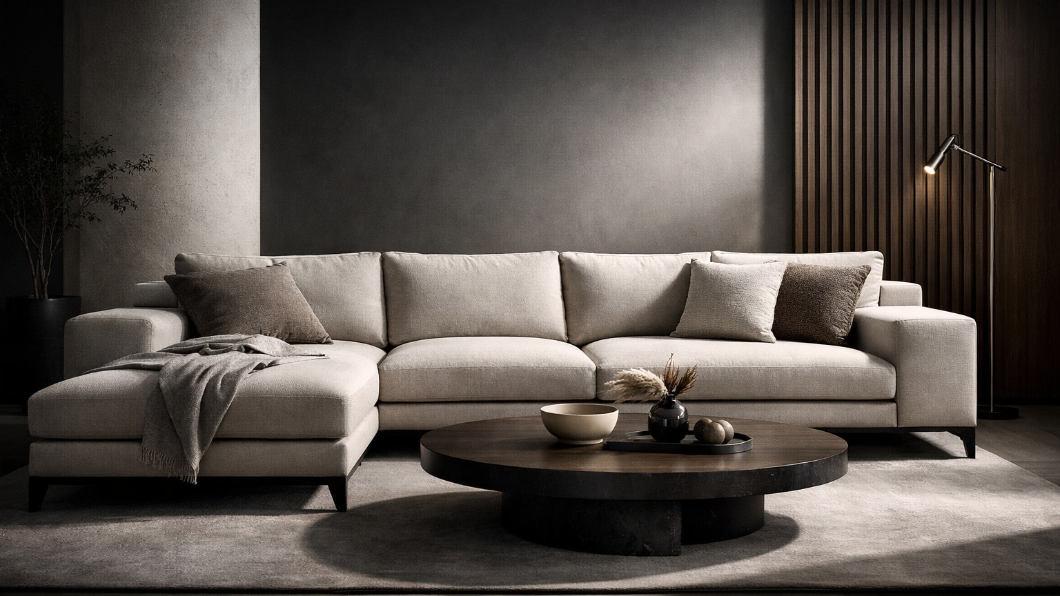 Sectional sofa for large seating arrangements