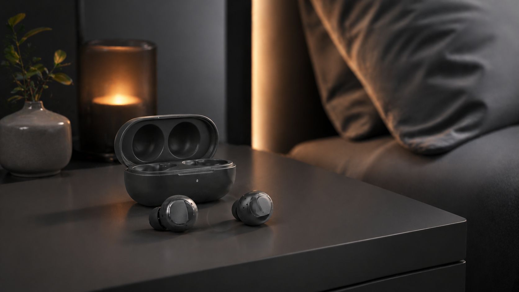 Compact sleep earbuds for noise masking and personal audio