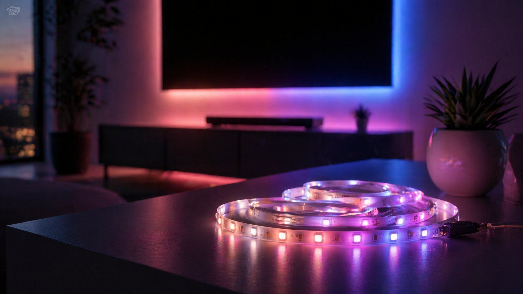 Smart light strips for ambient and accent lighting