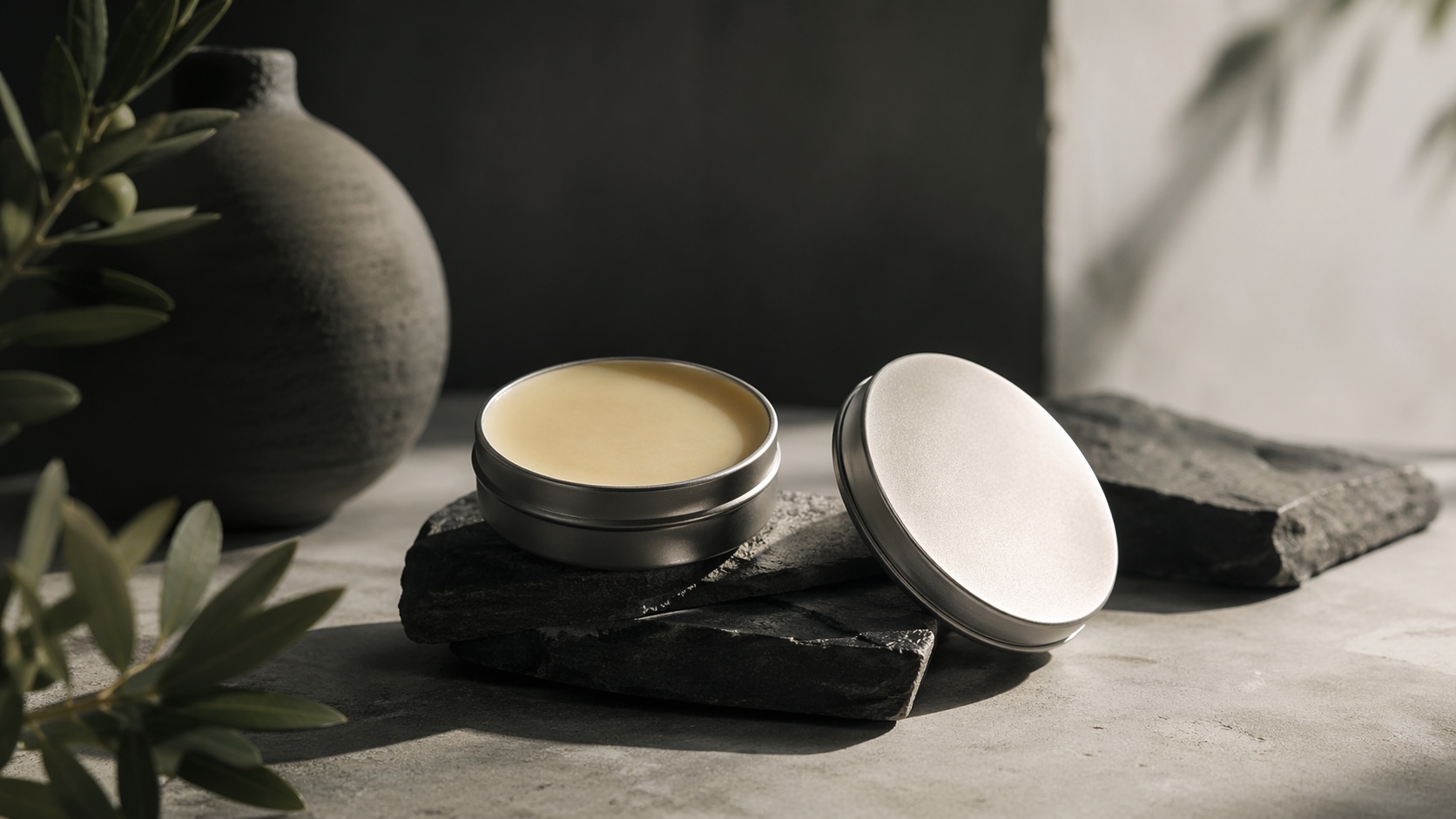Solid perfume compact representing portable fragrance