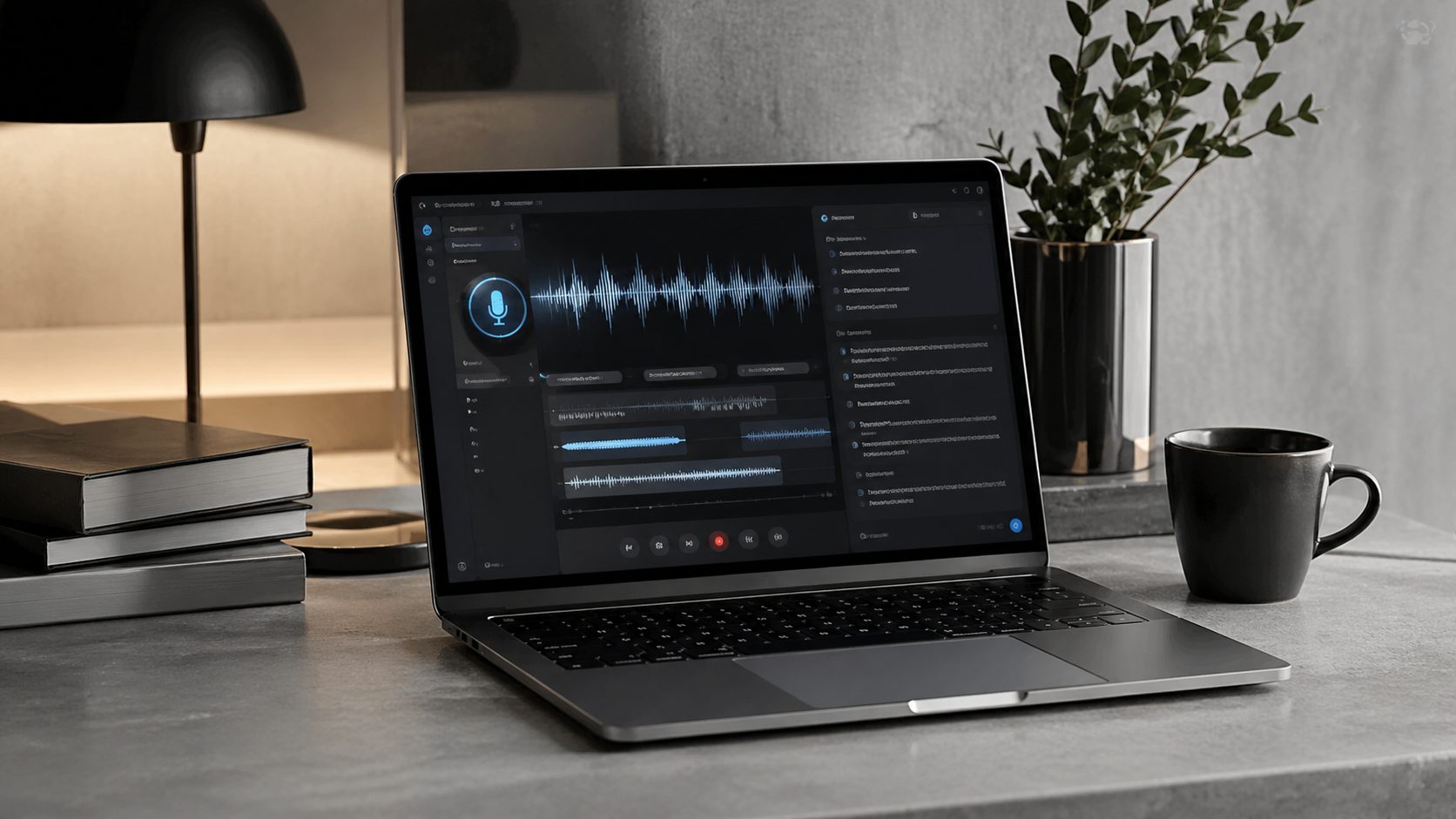 Speech-to-text software used for transcription and audio conversion