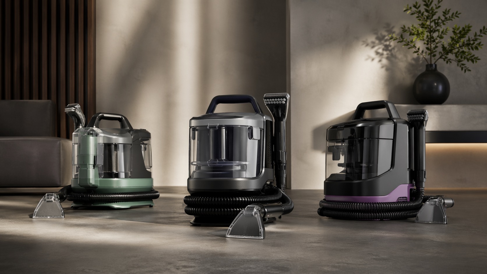 Portable spot cleaner for stains and spills
