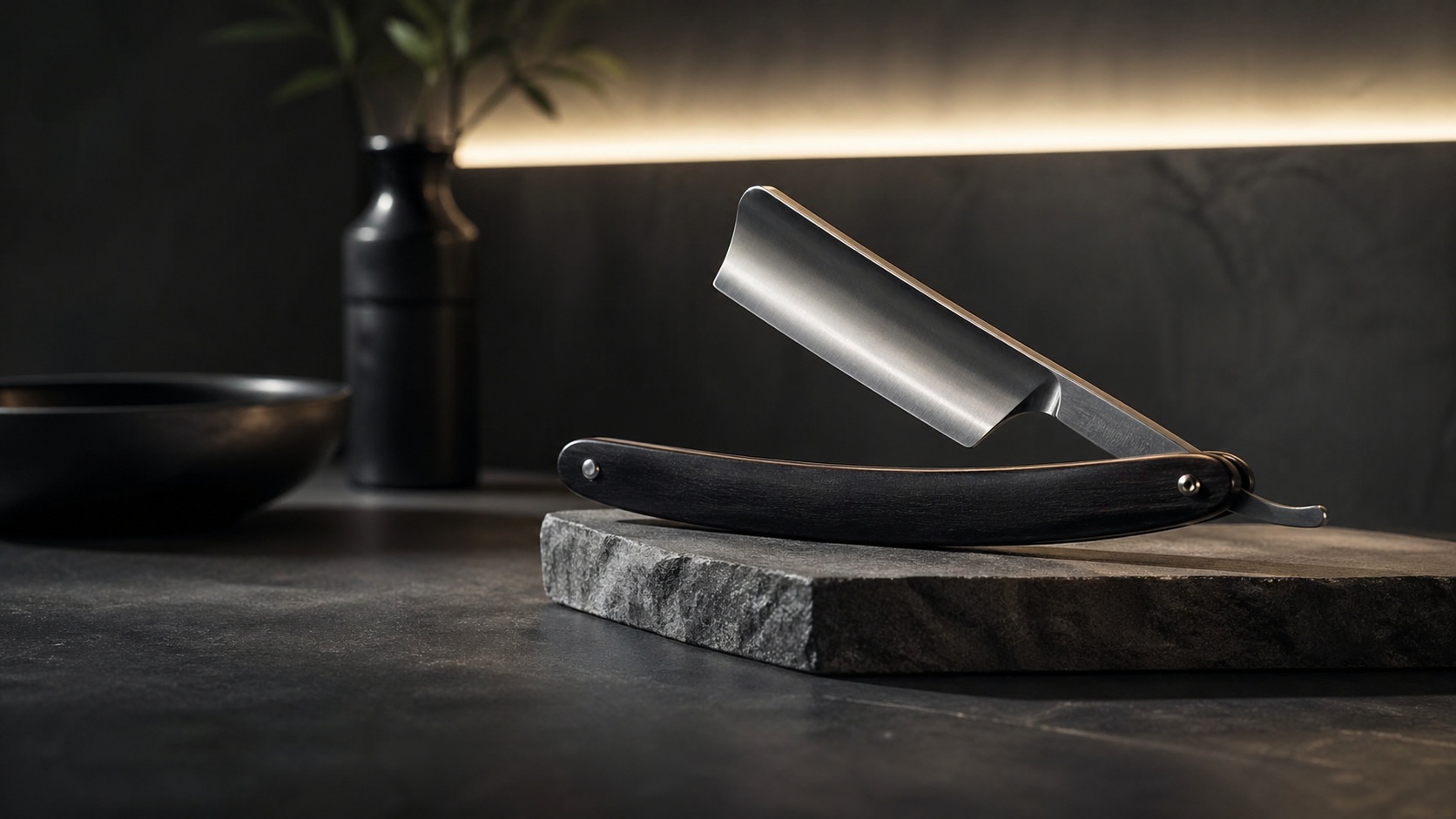 Straight razor for professional-level shaving control