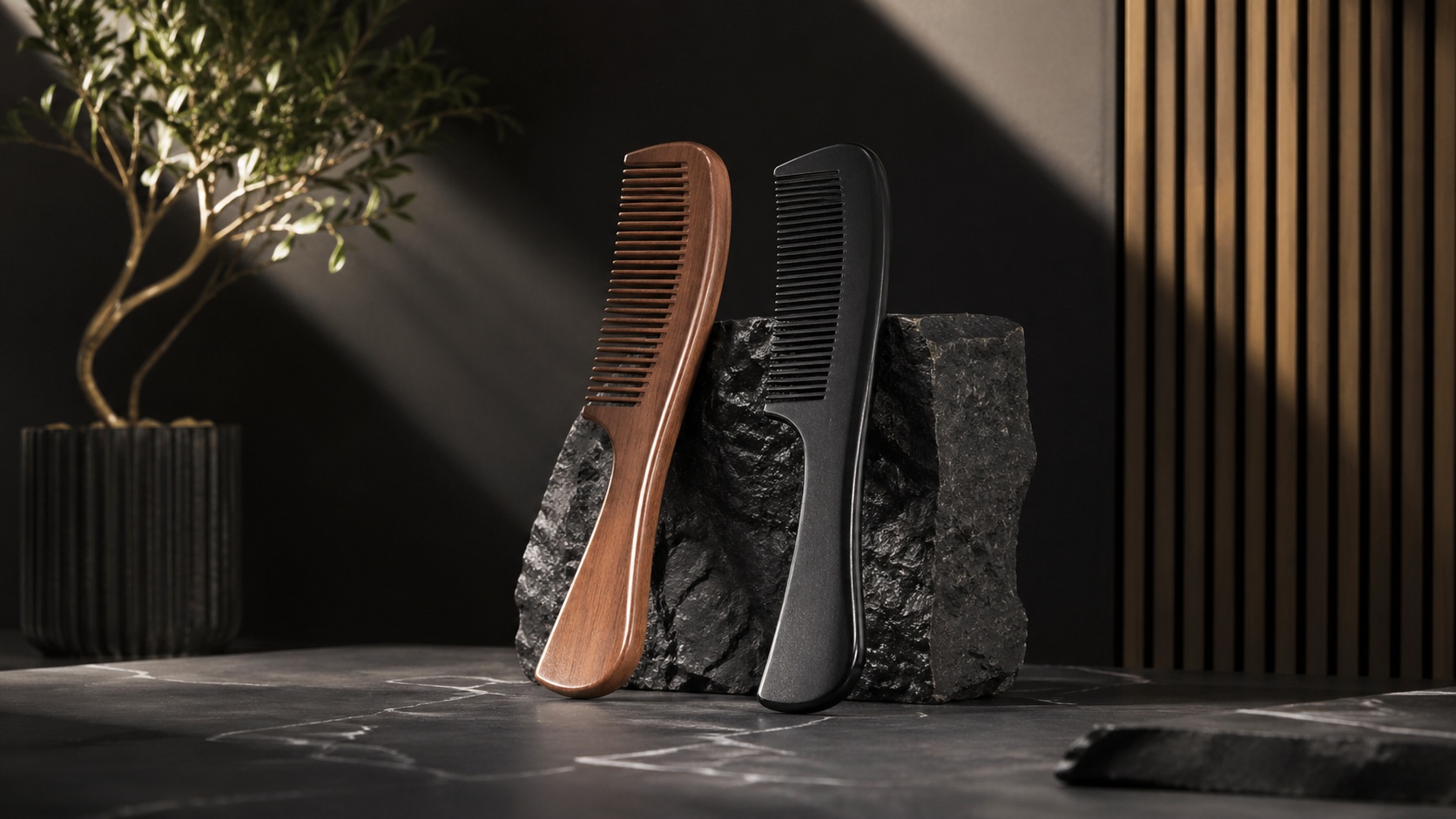 Styling comb for shaping and everyday hair styling