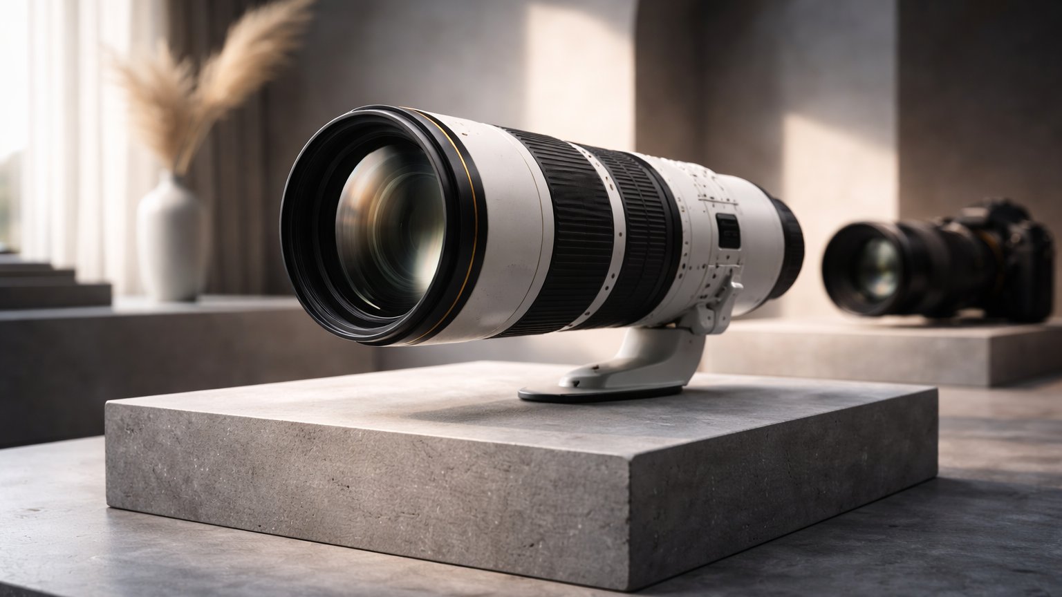 Telephoto lens used for wildlife and sports photography