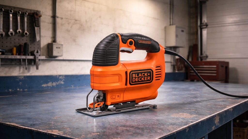 Black+Decker BDEJS600C jigsaw for woodworking projects