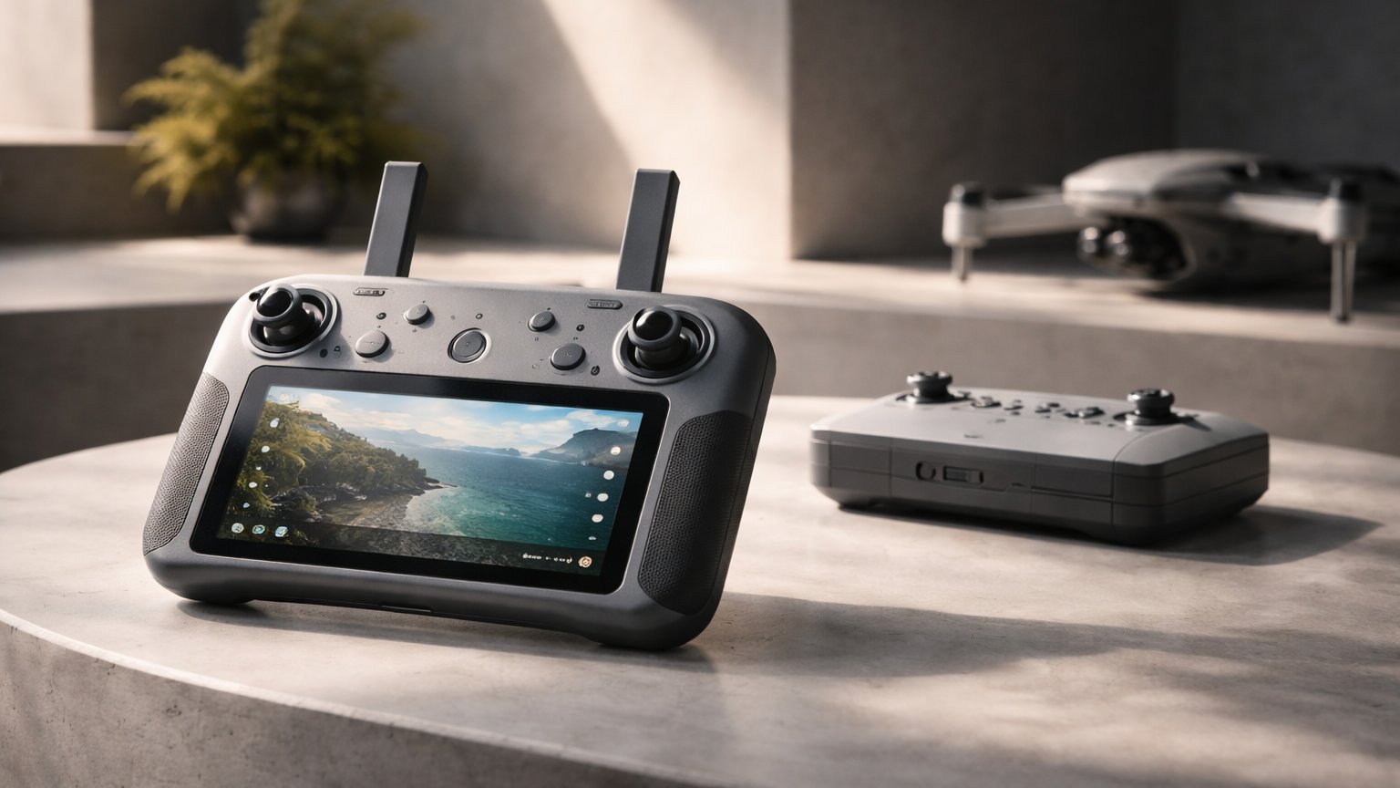 Drone controller for precise flight control