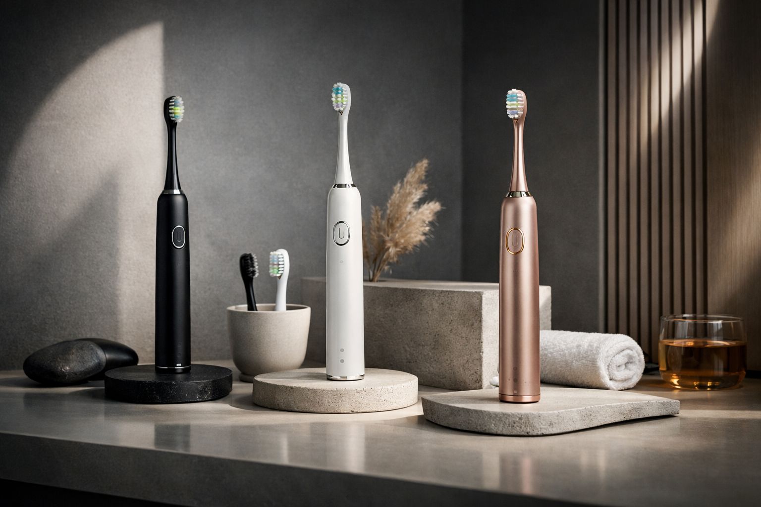 Electric toothbrush representing electric toothbrush reviews