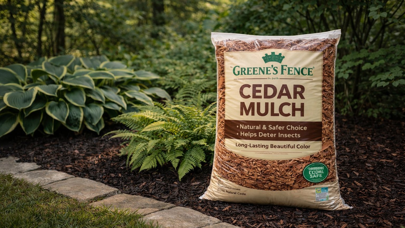 Greene's Fence Cedar Mulch