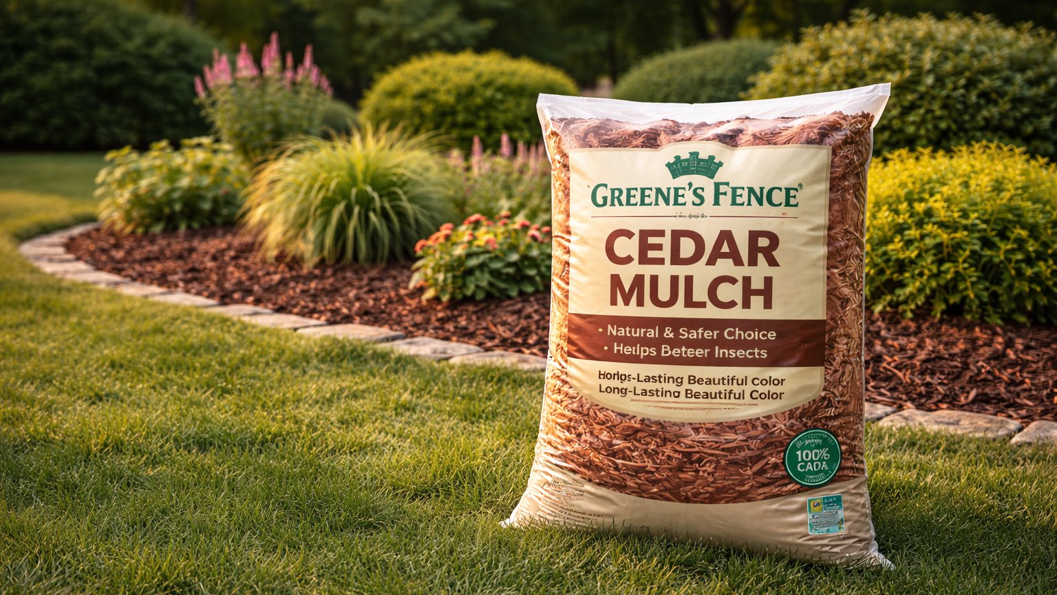 Greene's Fence Pine Bark Mulch