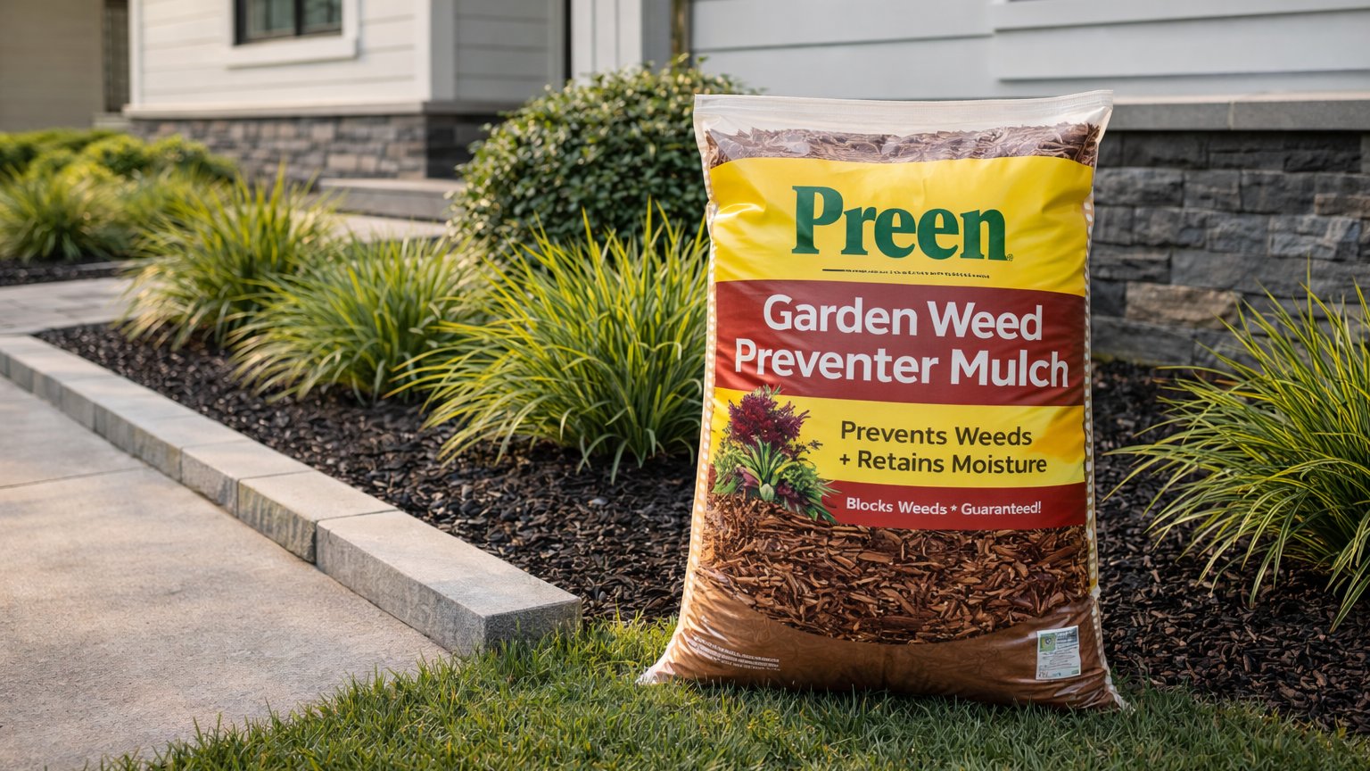 Preen Garden Weed Preventer Mulch