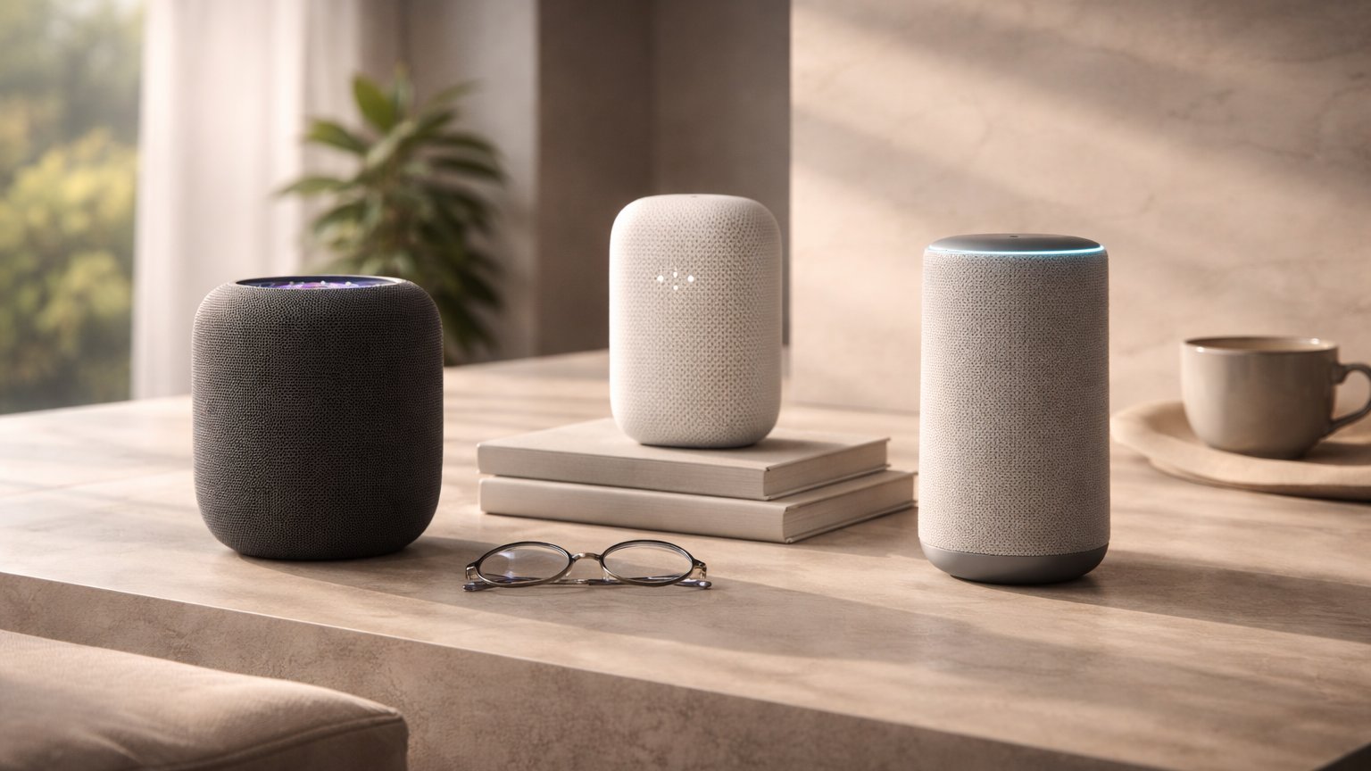 Smart speaker with voice assistant functionality