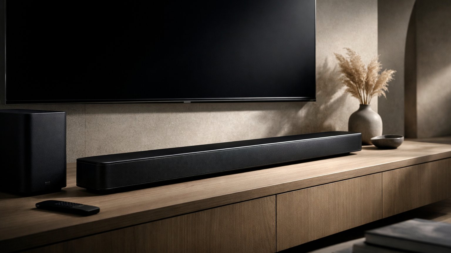Soundbar for TV and home theater setup