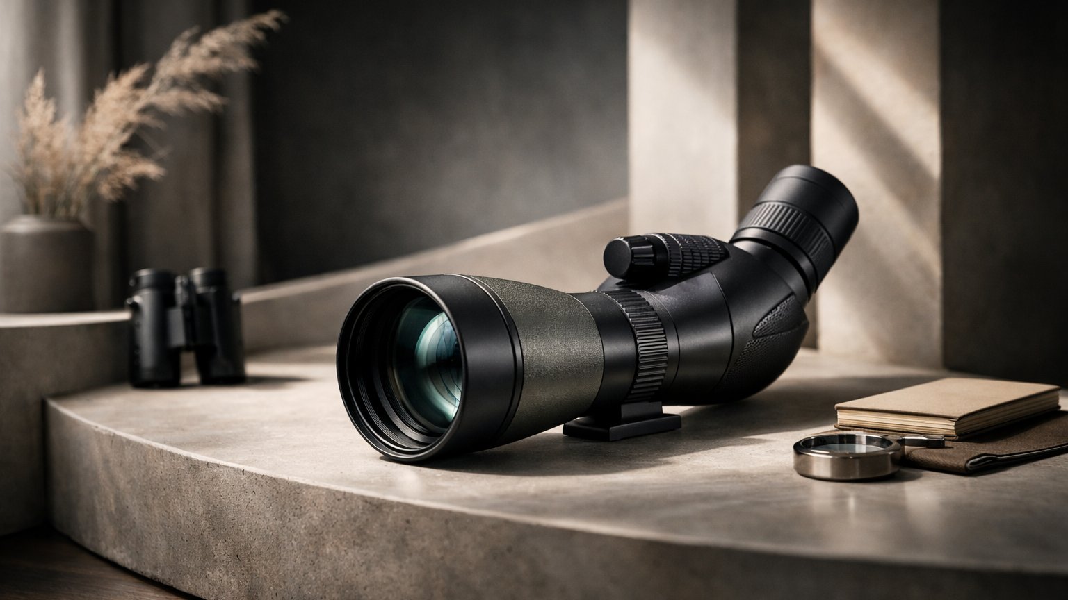 Spotting scope for long-distance observation