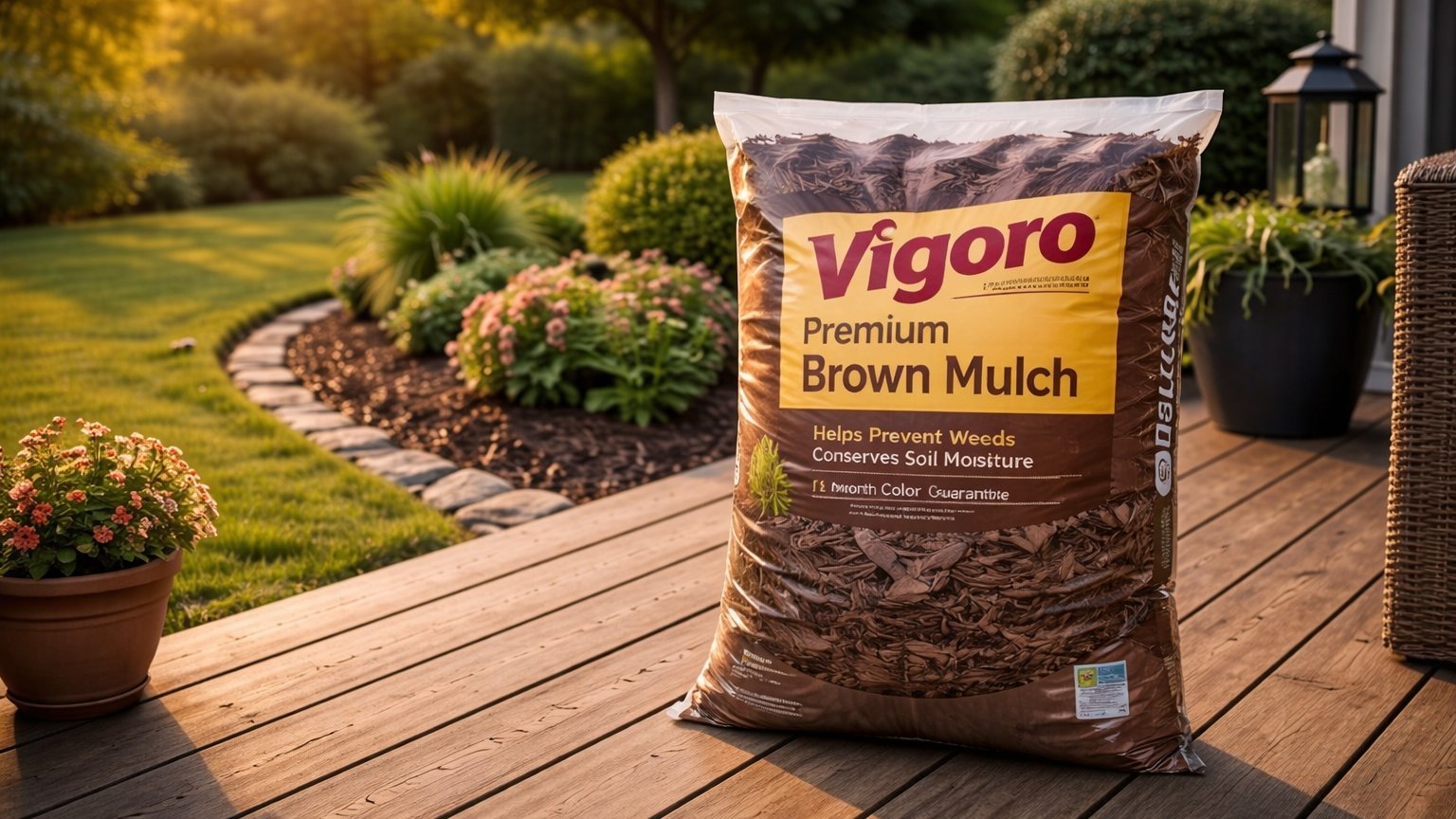 Vigoro Premium Brown Mulch