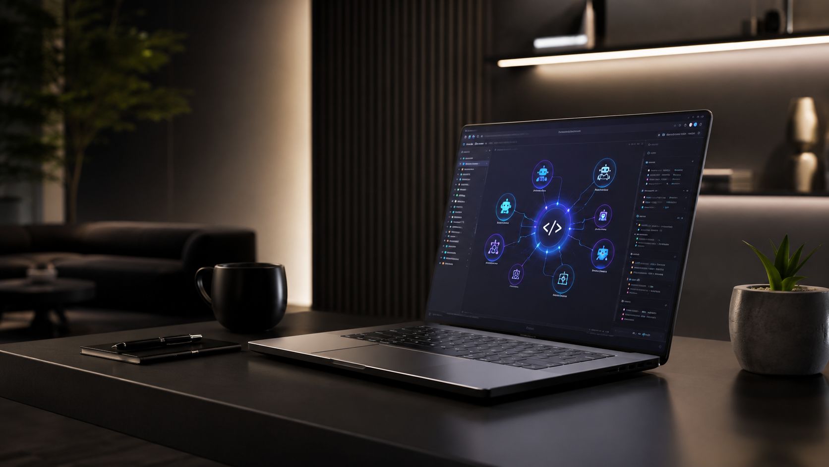 AI coding agents representing automated developer assistance