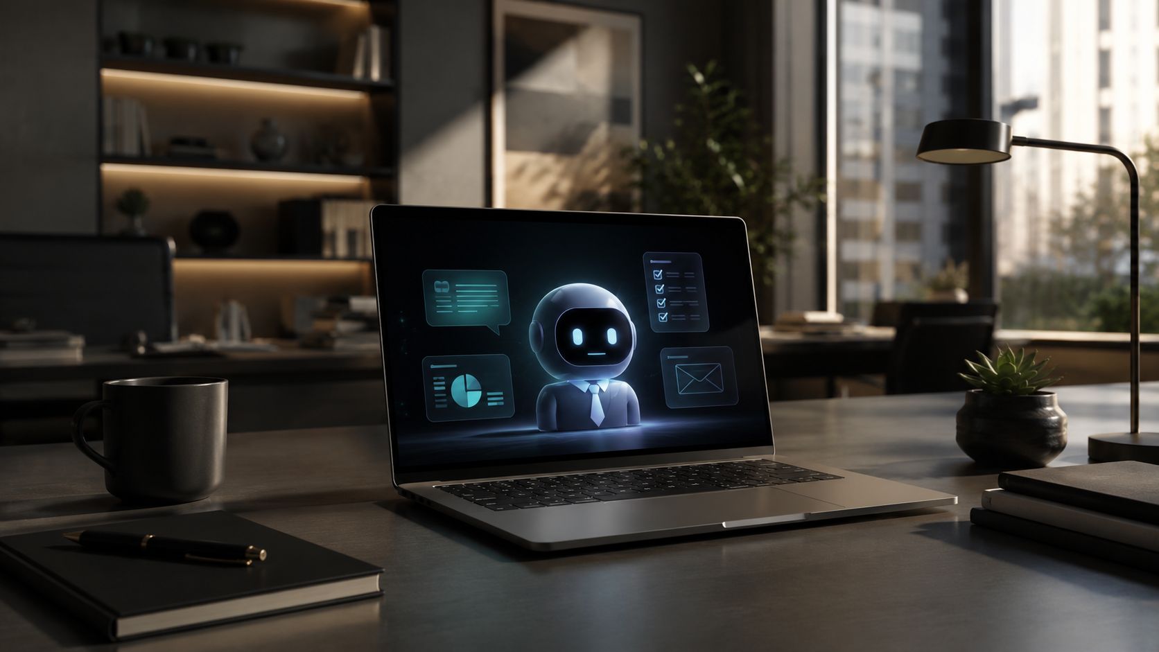 AI office assistant representing workplace productivity tools