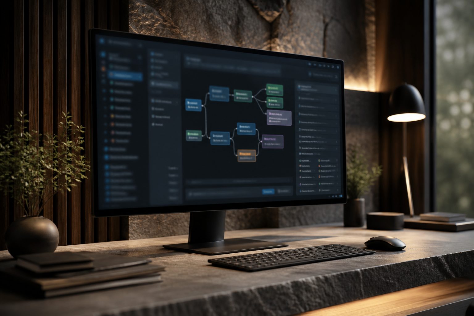 API design interface showing schema and endpoint structure