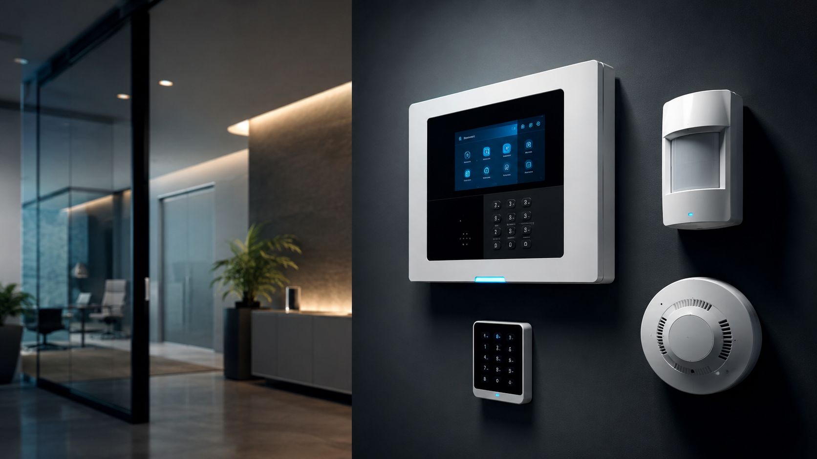 Commercial alarm system representing business intrusion detection reviews