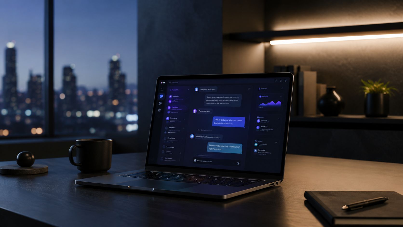 Conversational AI platform representing business chat automation