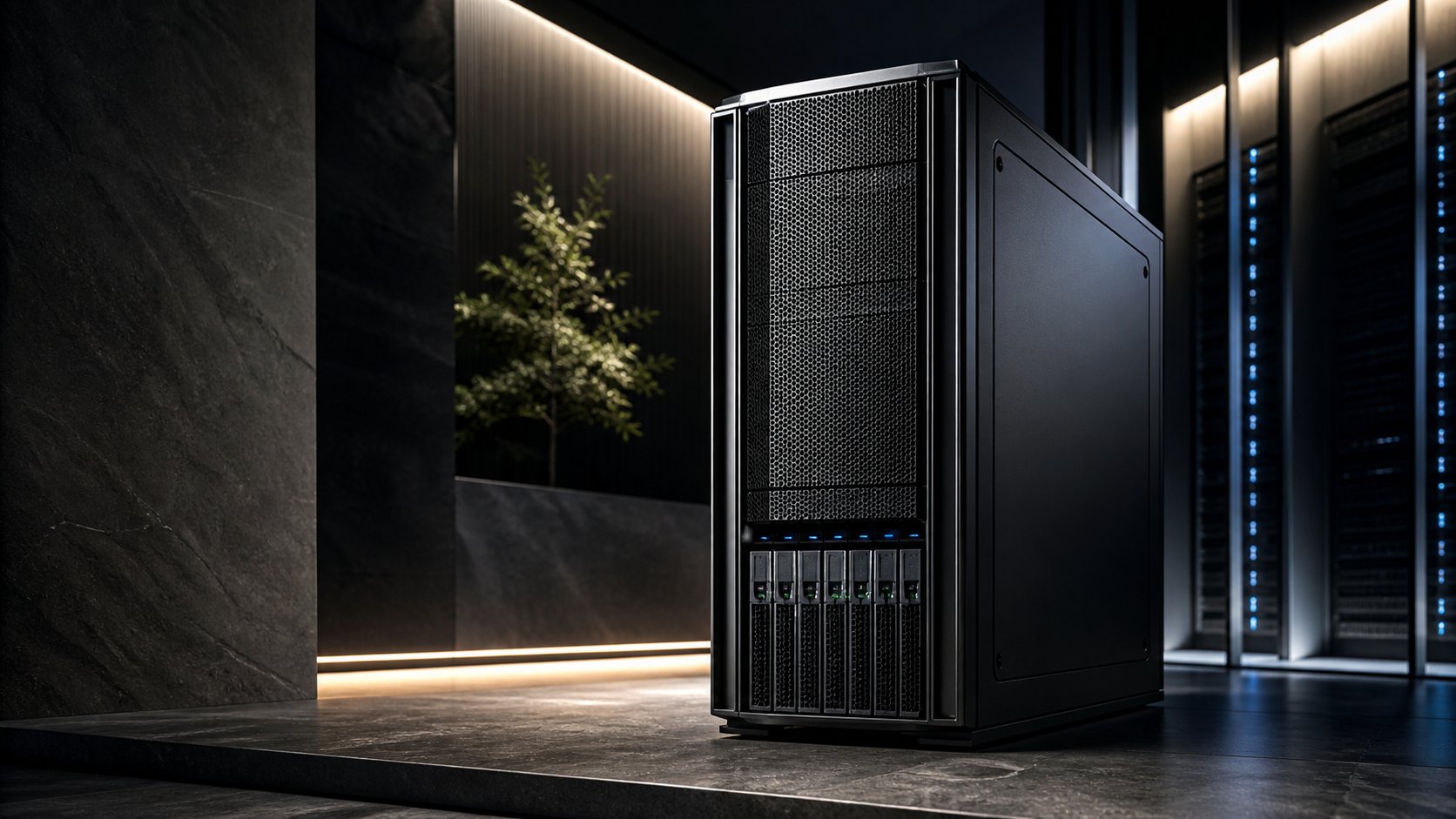 Dedicated server racks representing enterprise hosting performance