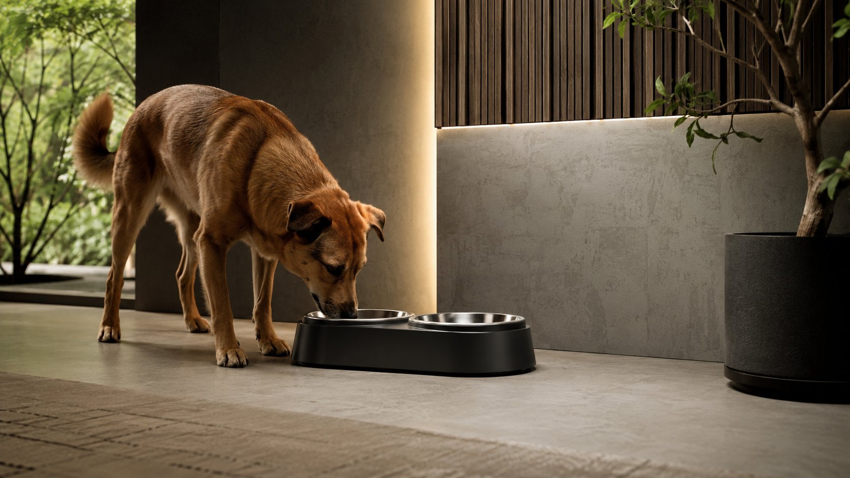 Dog Feeding & Watering