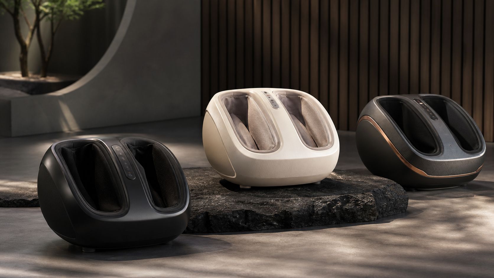 Foot massager for relaxation and circulation