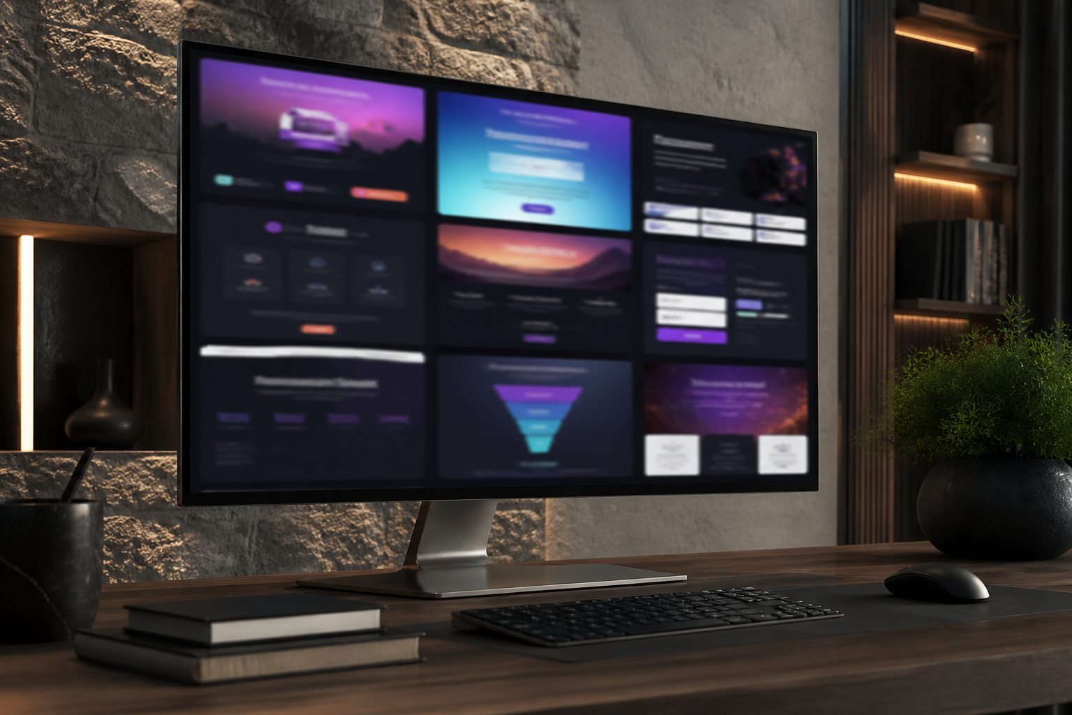 Landing page optimized for conversions and campaigns