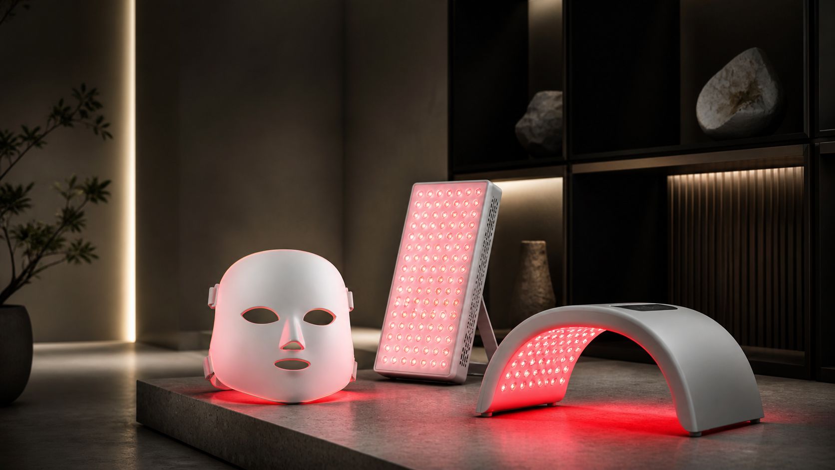 Red light therapy device for skin and cellular recovery