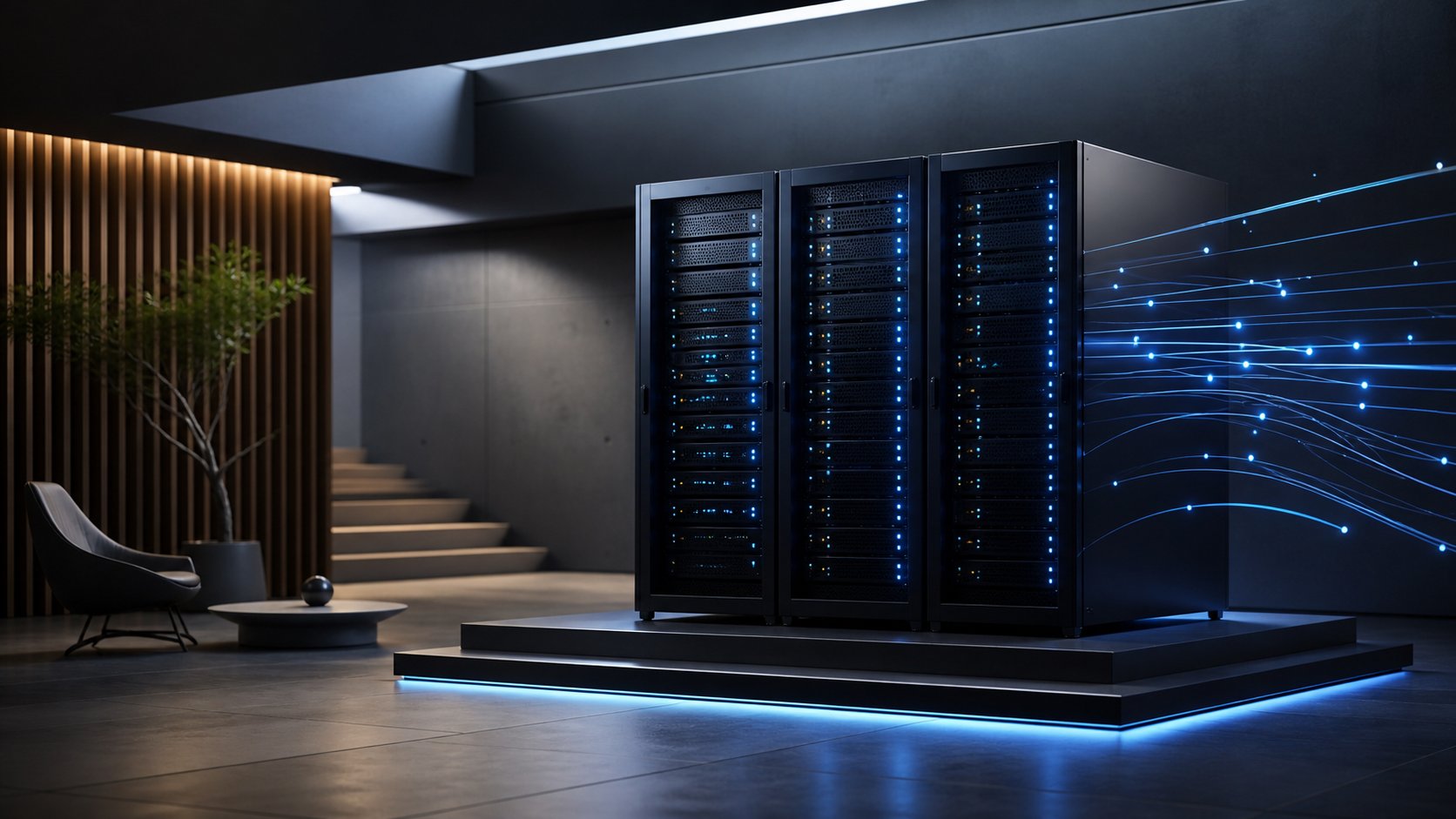 Shared web hosting servers representing affordable hosting solutions
