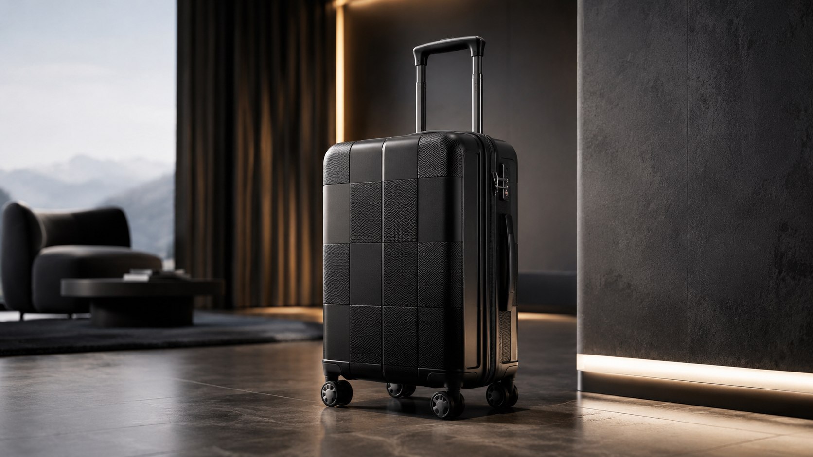Spinner Checked Luggage