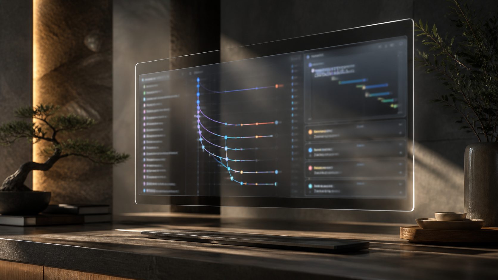 Version control platform dashboard with repositories and collaboration tools