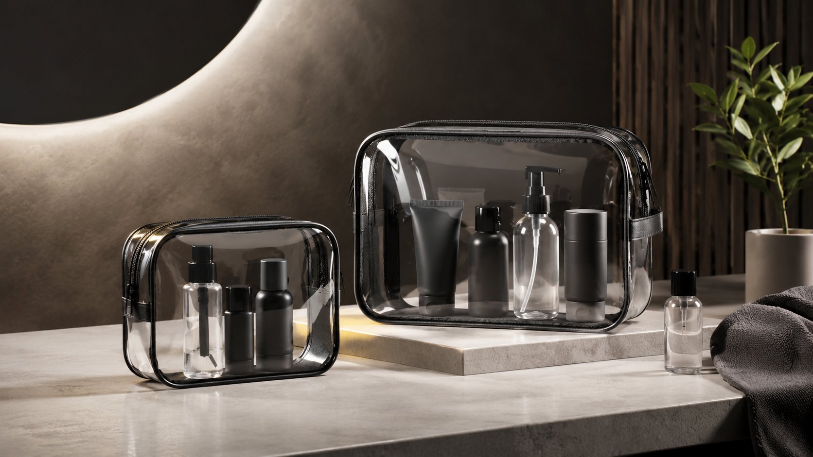 Clear TSA Toiletry Bags