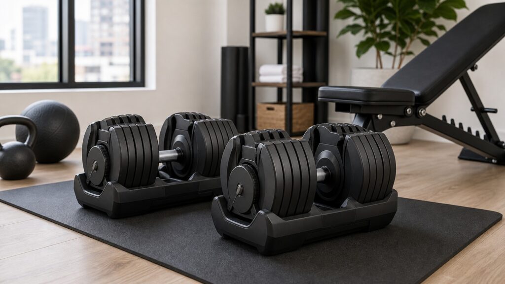 Selectorized Dumbbells hero image for Review Streets