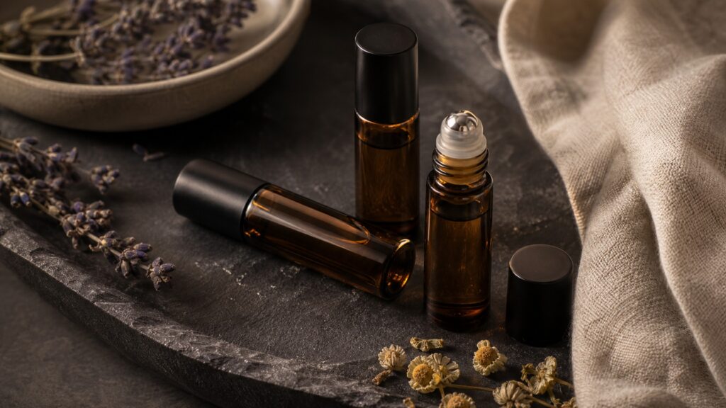 Calming Essential Oil Roll-Ons hero image for Review Streets