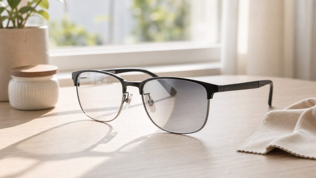 Light-Sensitive Glasses hero image for Review Streets