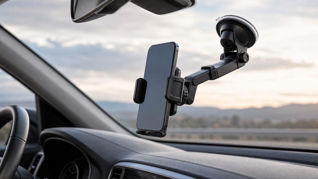 Windshield Phone Mounts hero image for Review Streets