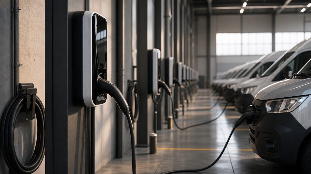 Fleet EV Chargers hero image for Review Streets