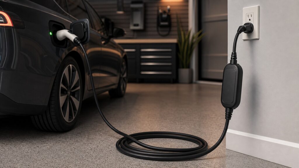 Level 1 EV Chargers hero image for Review Streets